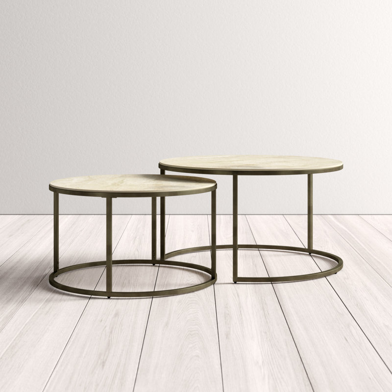 Greyleigh™ Kressley Frame 2 Nesting Table Set & Reviews | Wayfair